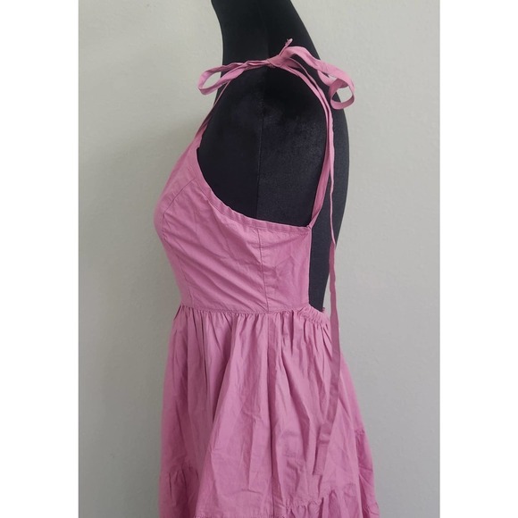 NWT Madewell Sidonie Poplin Maxi Dress in Shaded Pink Size XS - Picture 6 of 10